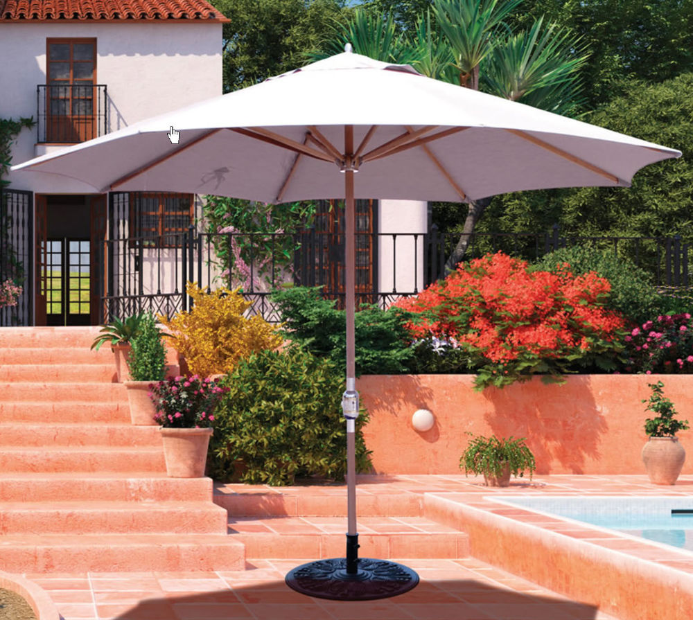 galtech teak umbrella